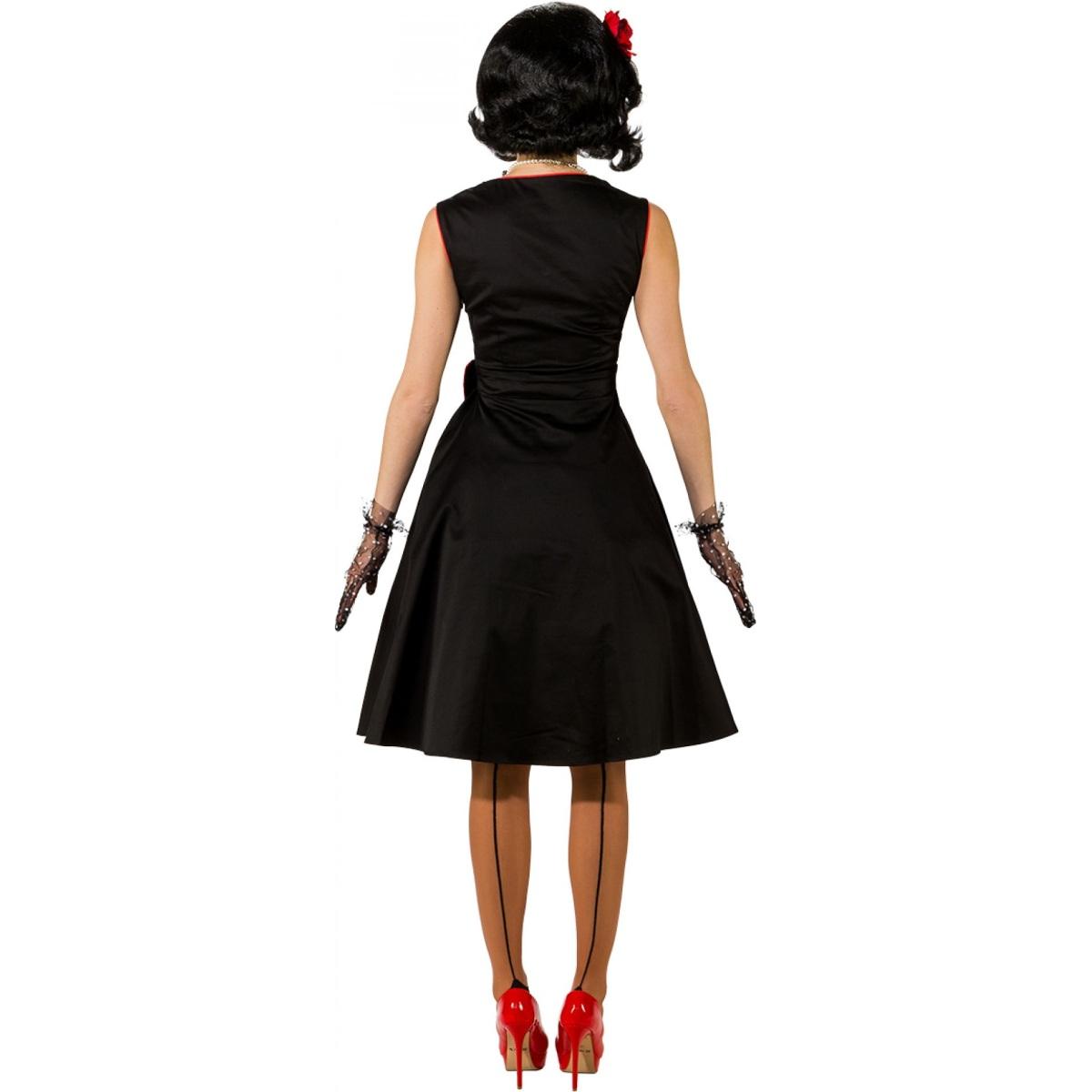 Costume Anni '50 Nero con Fiocco |Orlob