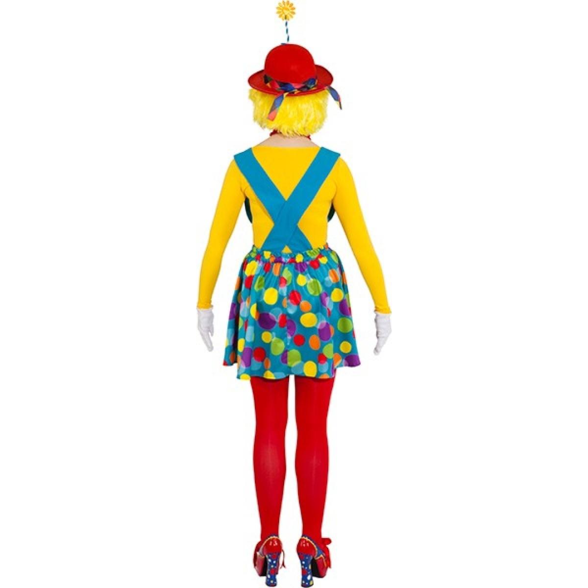 Gonna Clown Clown Azzurra con Bretelle |Orlob