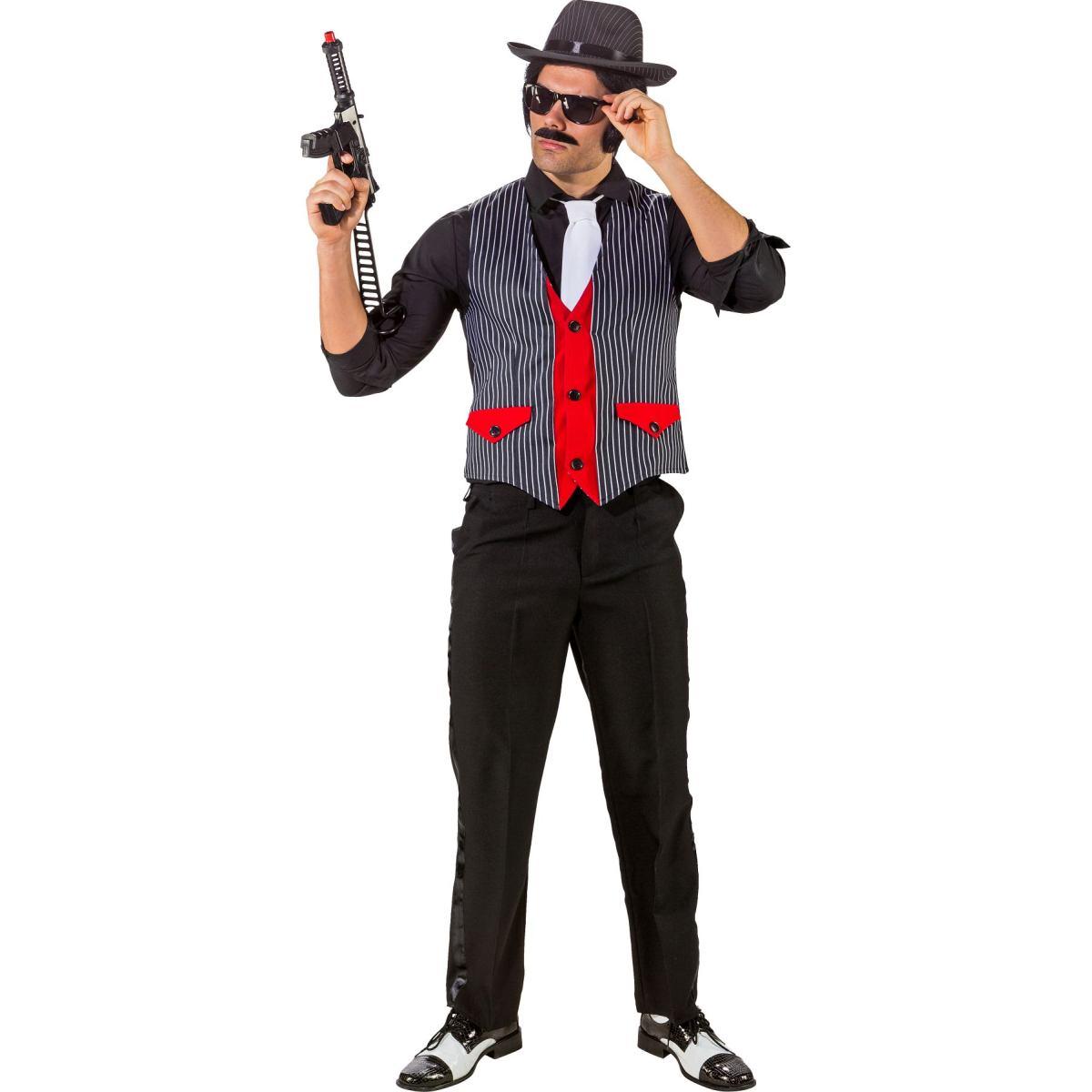 Costume Gilet Gangster Rigato |Orlob