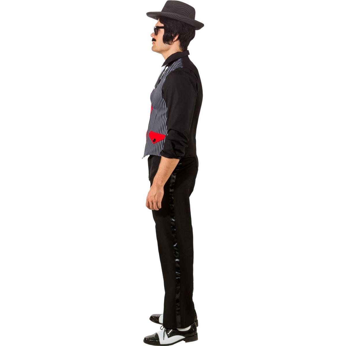 Costume Gilet Gangster Rigato |Orlob