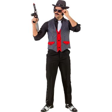 Costume Gilet Gangster Rigato |Orlob