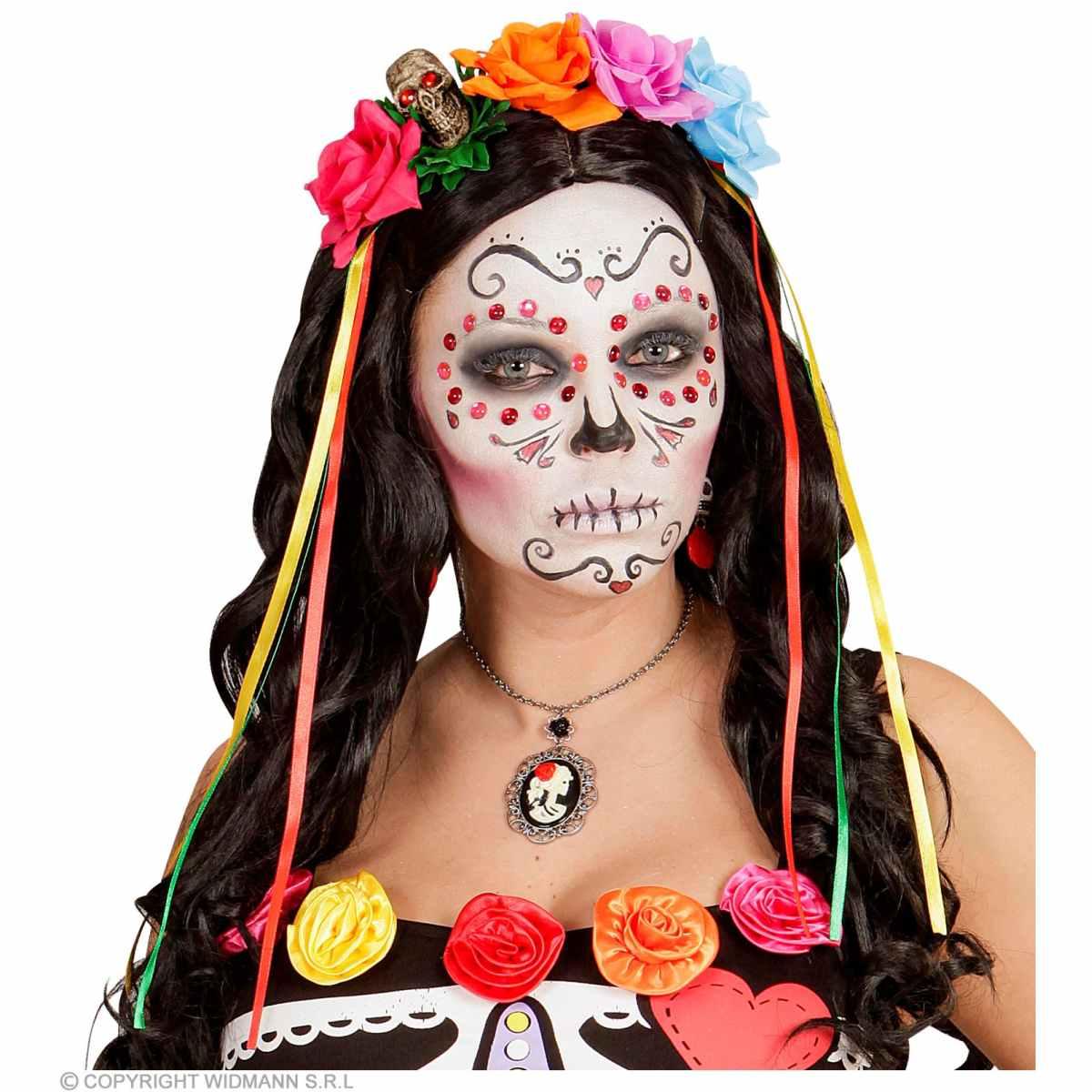 Cerchietto con 5 Fiori Colorati |Widmann