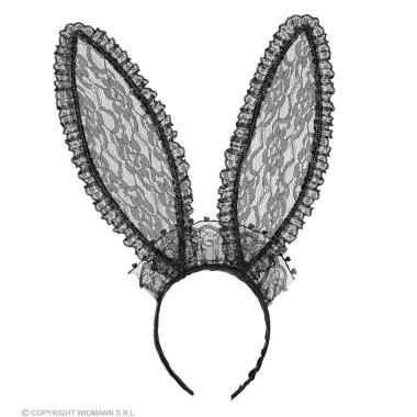Cerchietto Coniglietta Pizzo Nero |Widmann