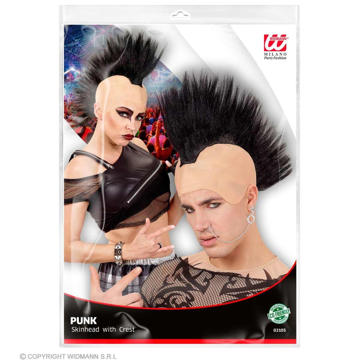 Copricapo Calotta con Cresta Punk Rock |Widmann