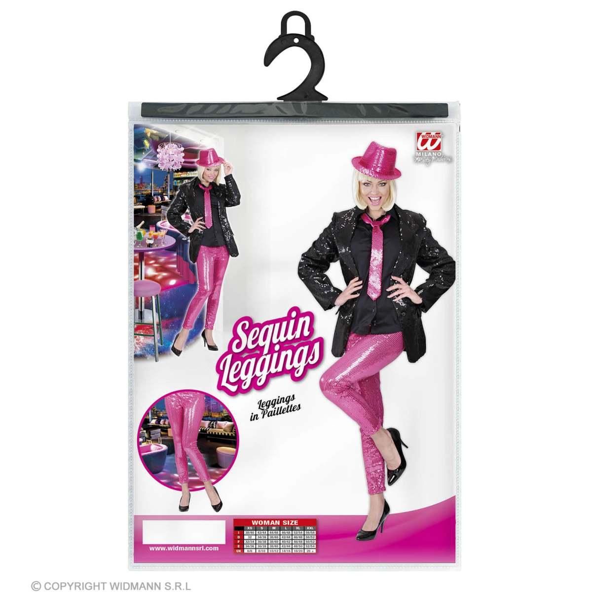 Leggins Rosa con Paillettes |Widmann
