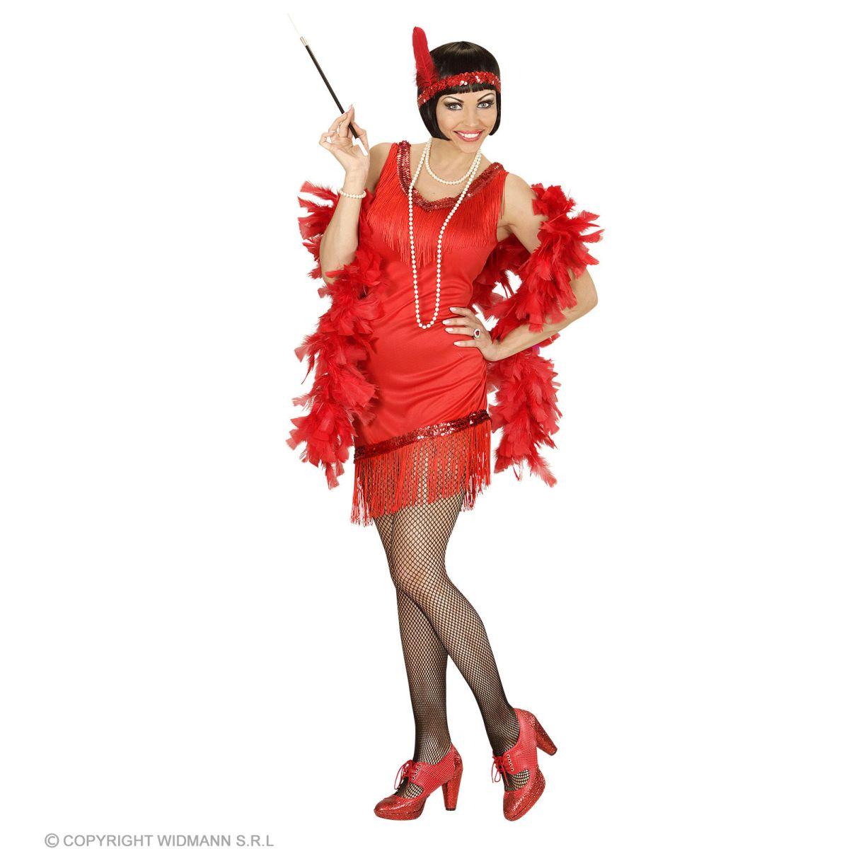 Costume Charleston Anni '20 Rosso |Widmann