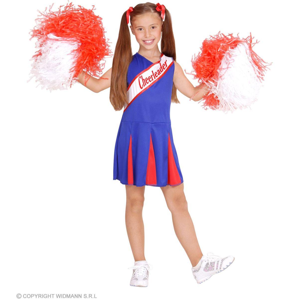Costume Cheerleader Blu e Rosso |Widmann