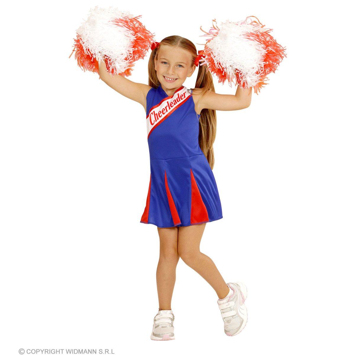 Costume Cheerleader Blu e Rosso |Widmann