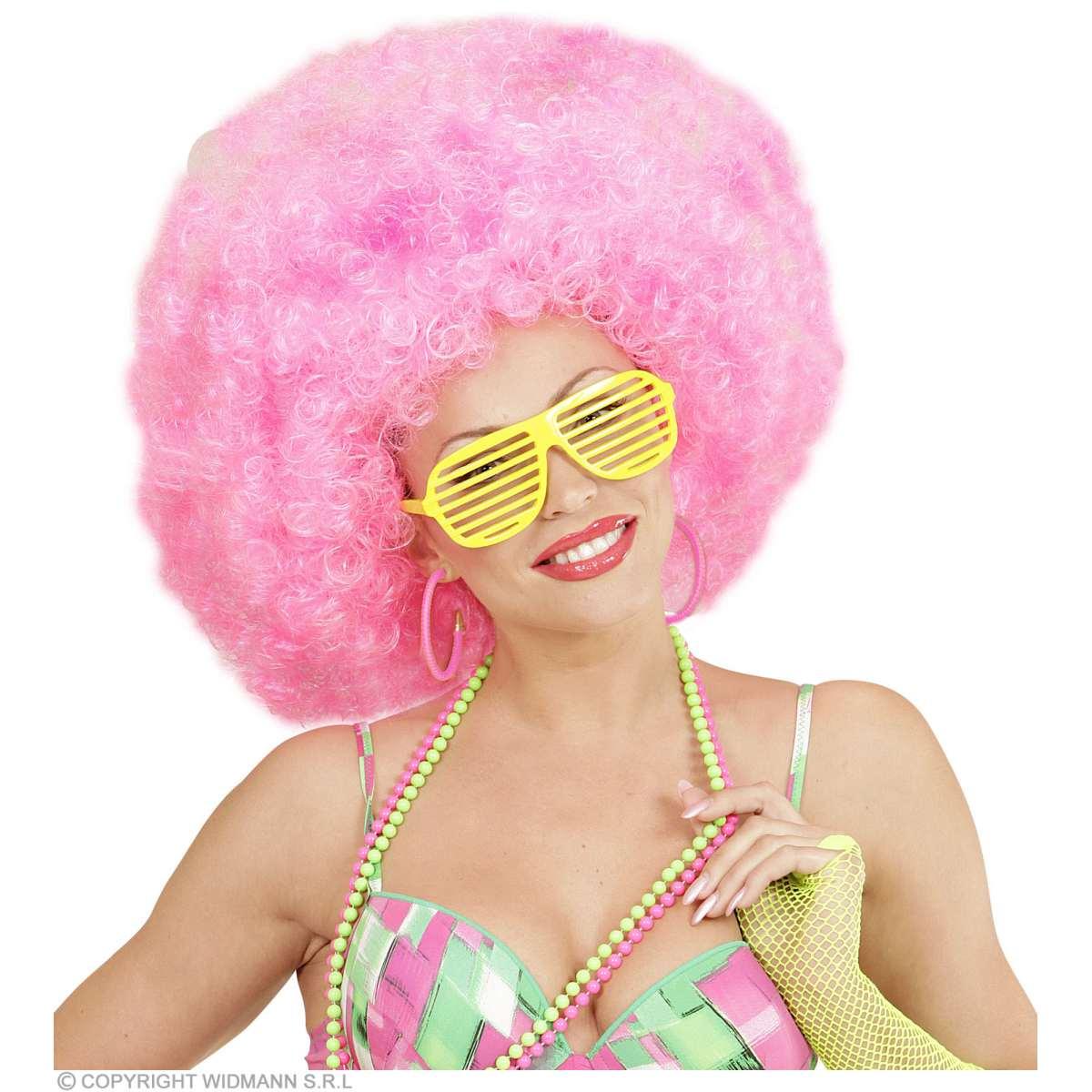 Orecchini Rosa a Cerchio Fluorescenti |Widmann