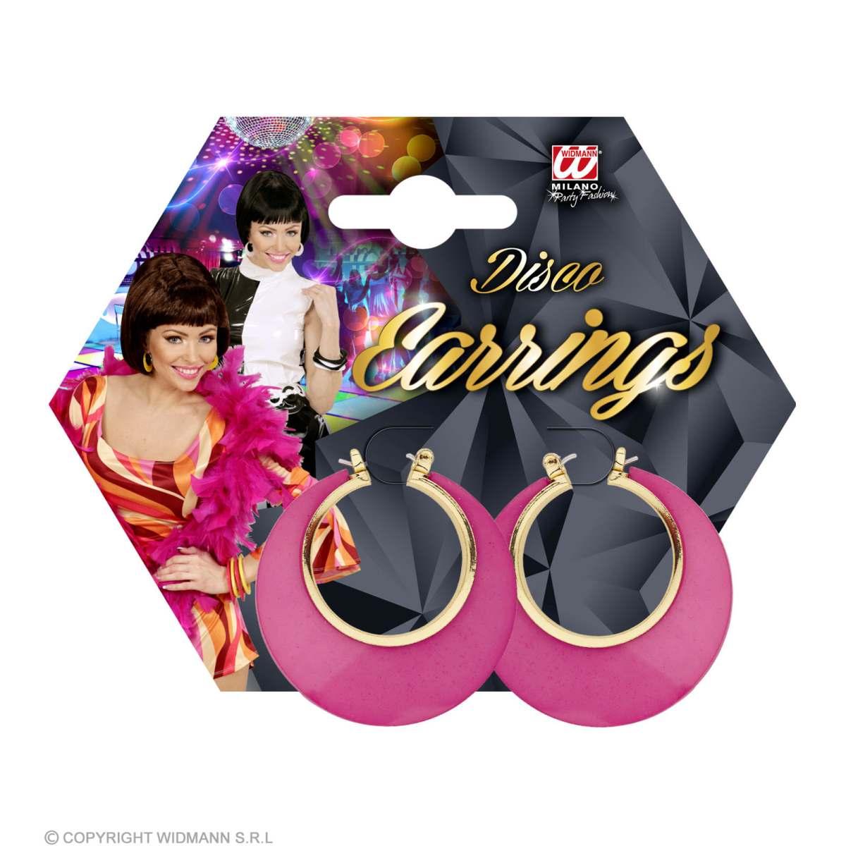 Orecchini Disco Rosa |Widmann