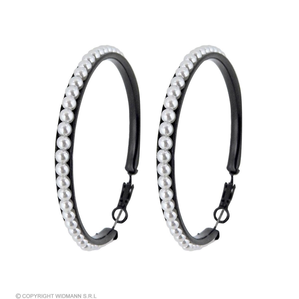 Orecchini Neri con Perle |Widmann