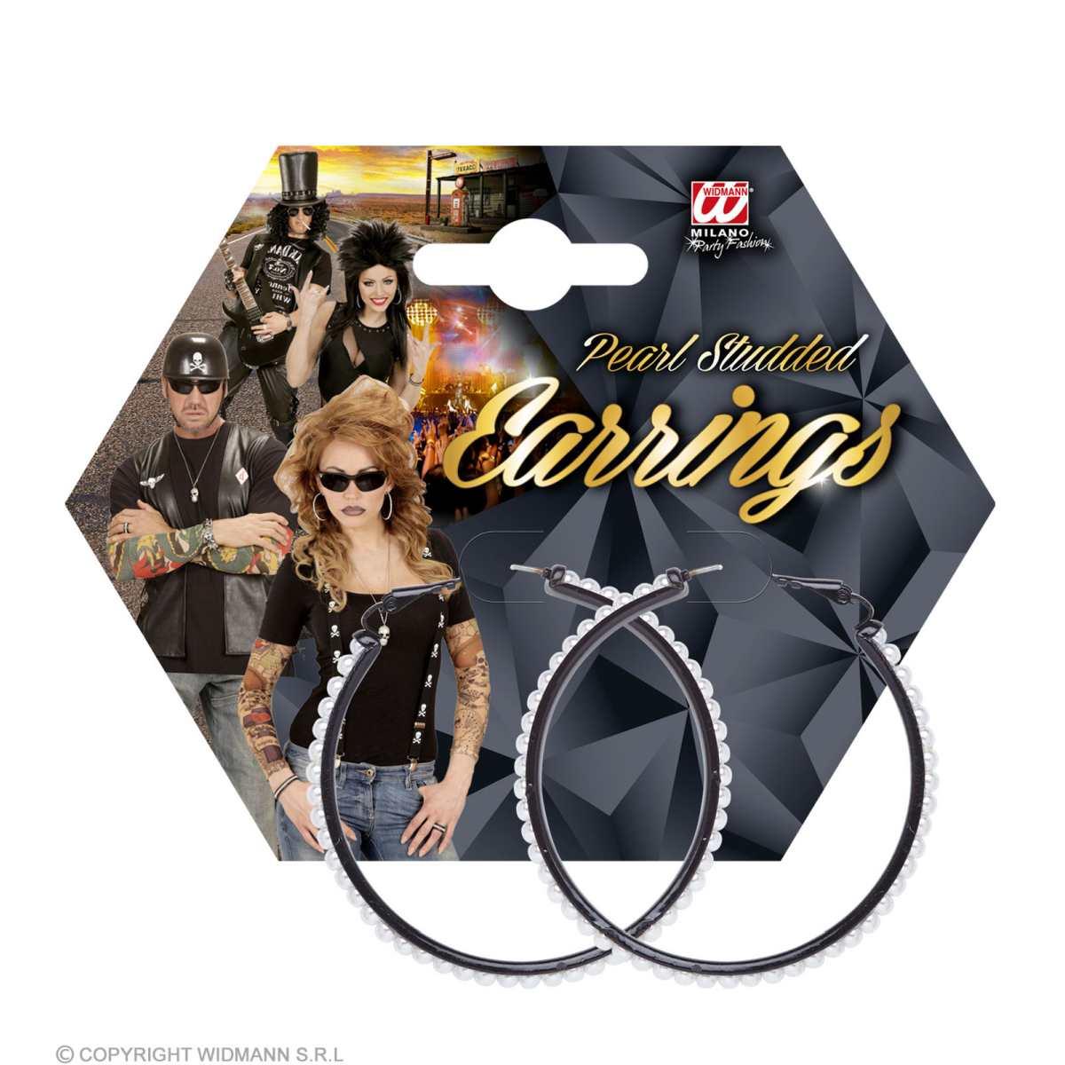 Orecchini Neri con Perle |Widmann