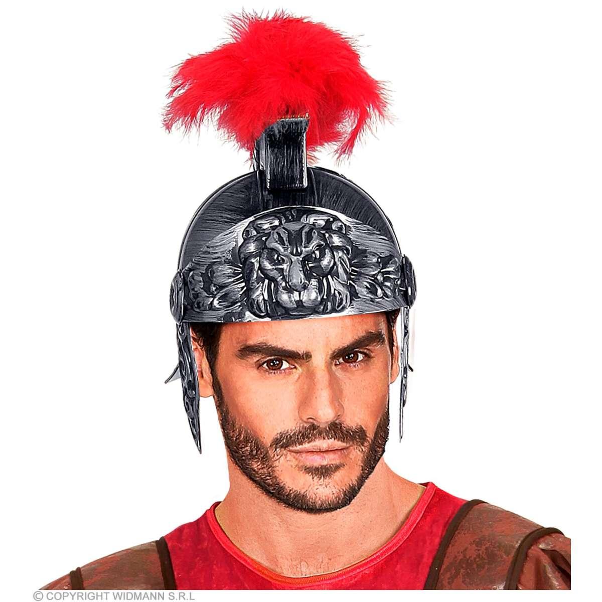 Elmo Soldato Romano Argento con Cresta |Widmann