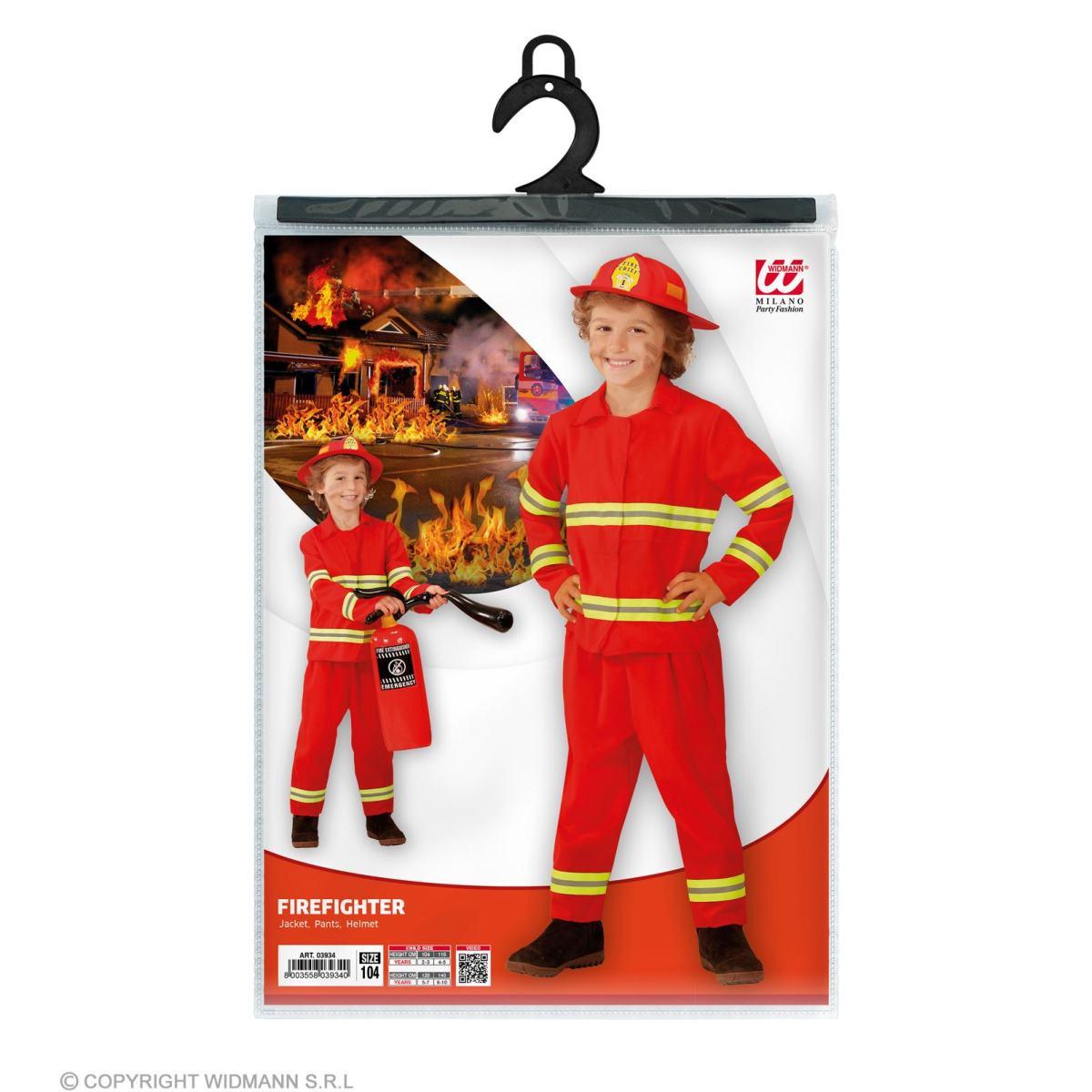 Costume Vigile Del Fuoco |Widmann