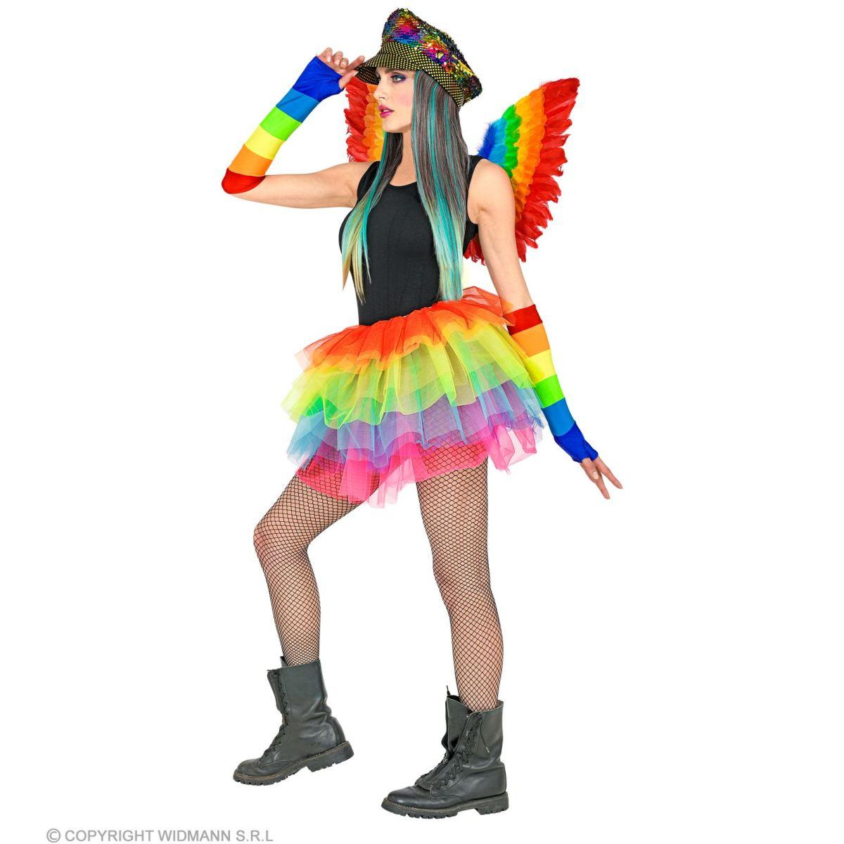 Gonna cm.45 Multicolor Tulle |Widmann