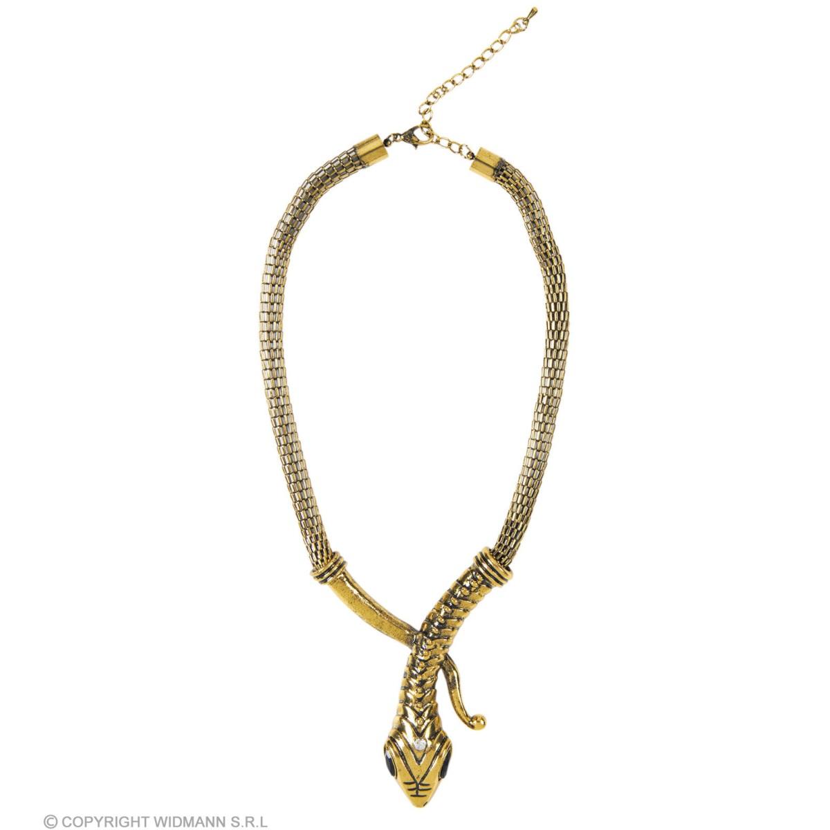 Collana Metallo Oro con Serpente |Widmann