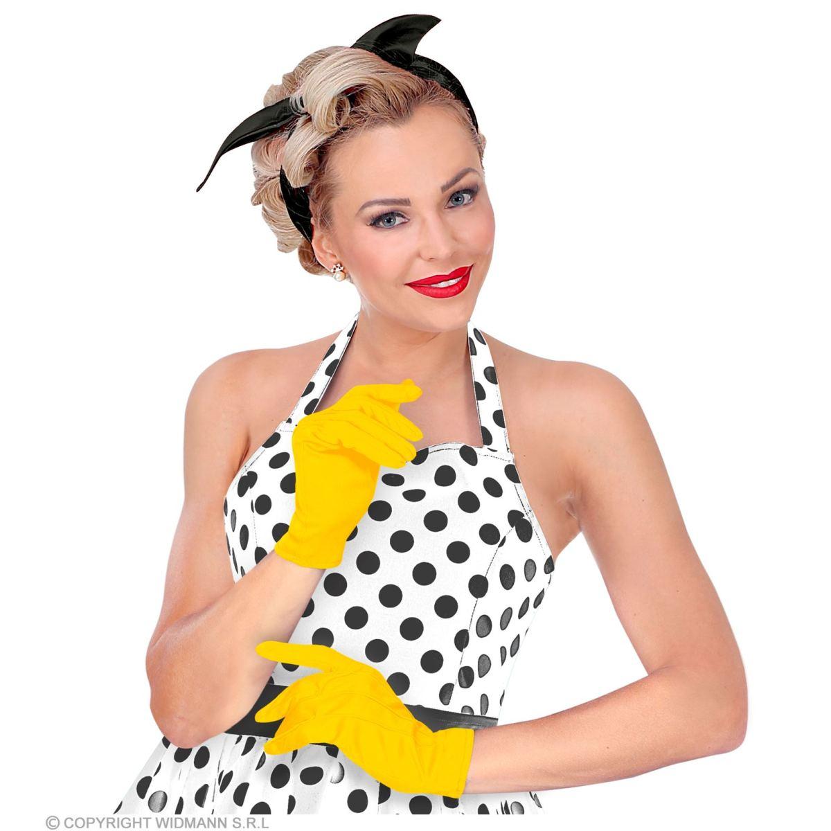 Guanti Corti Gialli |Widmann