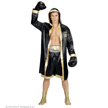 Costume Pugile Nero e Oro |Widmann