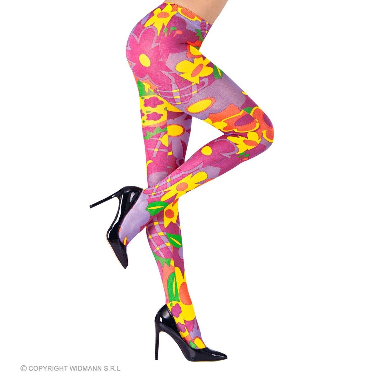 Collant Fiori Multicolor |Widmann