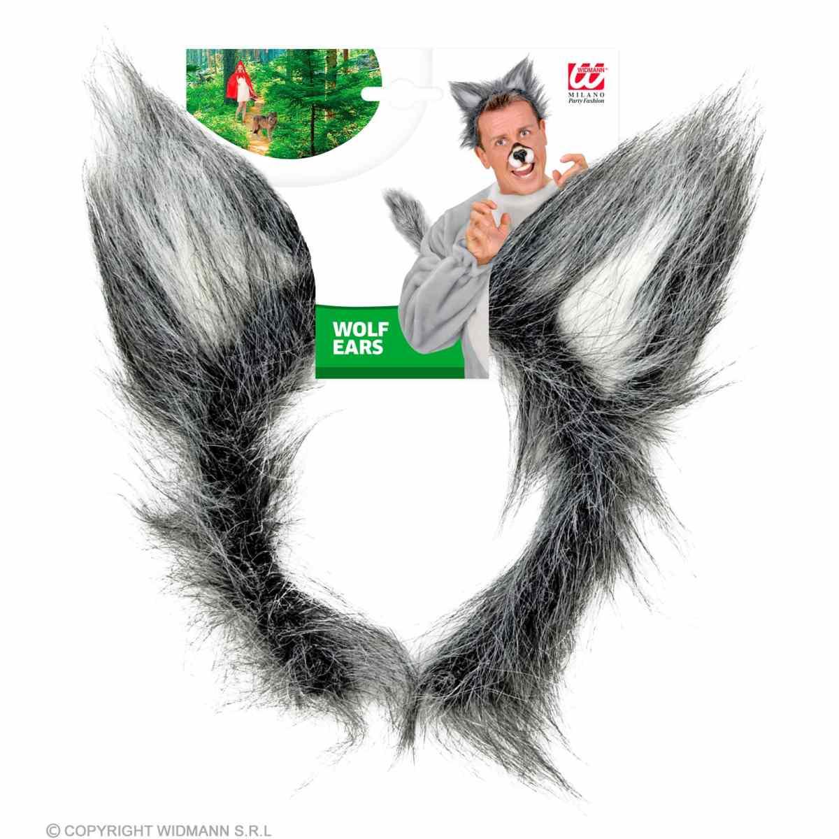 Cerchietto Lupo con Orecchie Peluches |Widmann