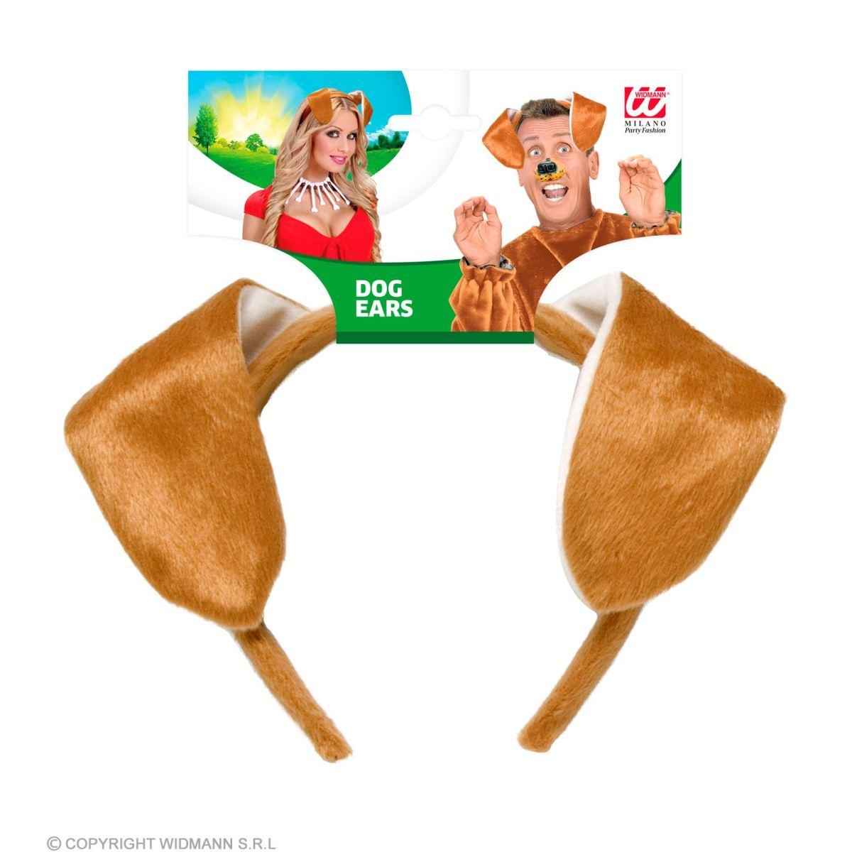 Cerchietto Cane Marrone con Orecchie |Widmann