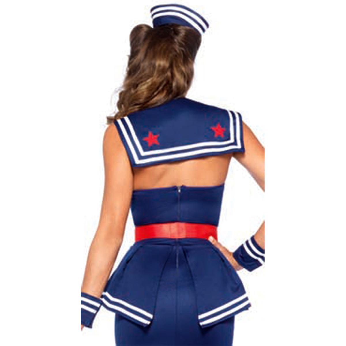 Costume Marinaia Blu con Cappello |Leg Avenue