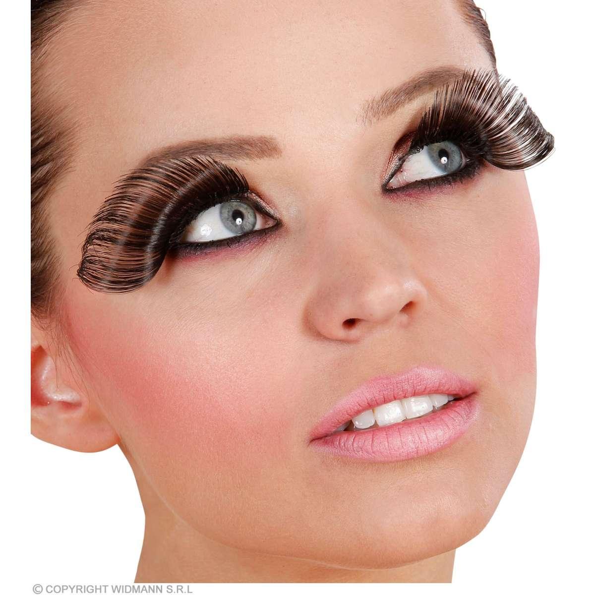 Trucco Ciglia Nere Extra Lunghe |Widmann