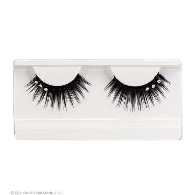Trucco Ciglia Nere con Strass e Colla |Widmann