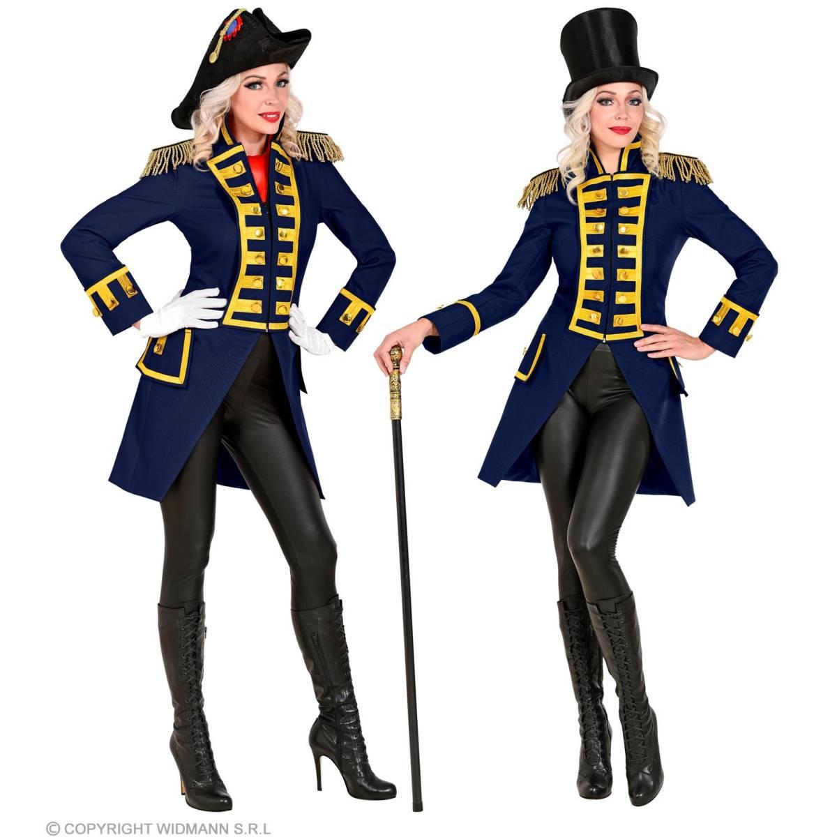 Giacca Parata Blu con Decori Oro |Widmann