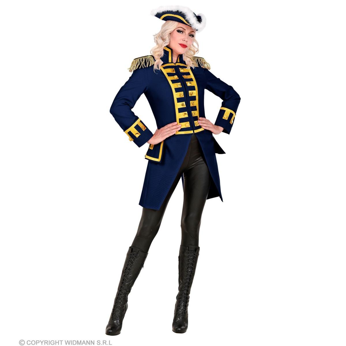 Giacca Parata Blu con Decori Oro |Widmann