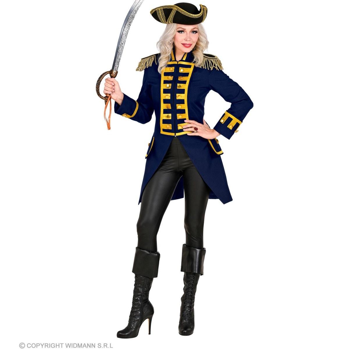 Giacca Parata Blu con Decori Oro |Widmann