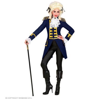 Giacca Parata Blu con Decori Oro |Widmann