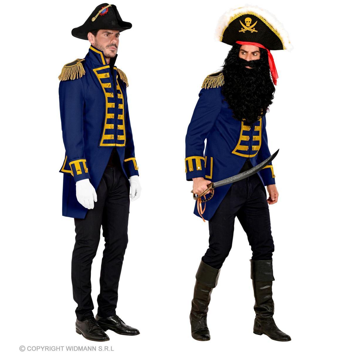 Giacca Parata Blu con Decori Oro |Widmann