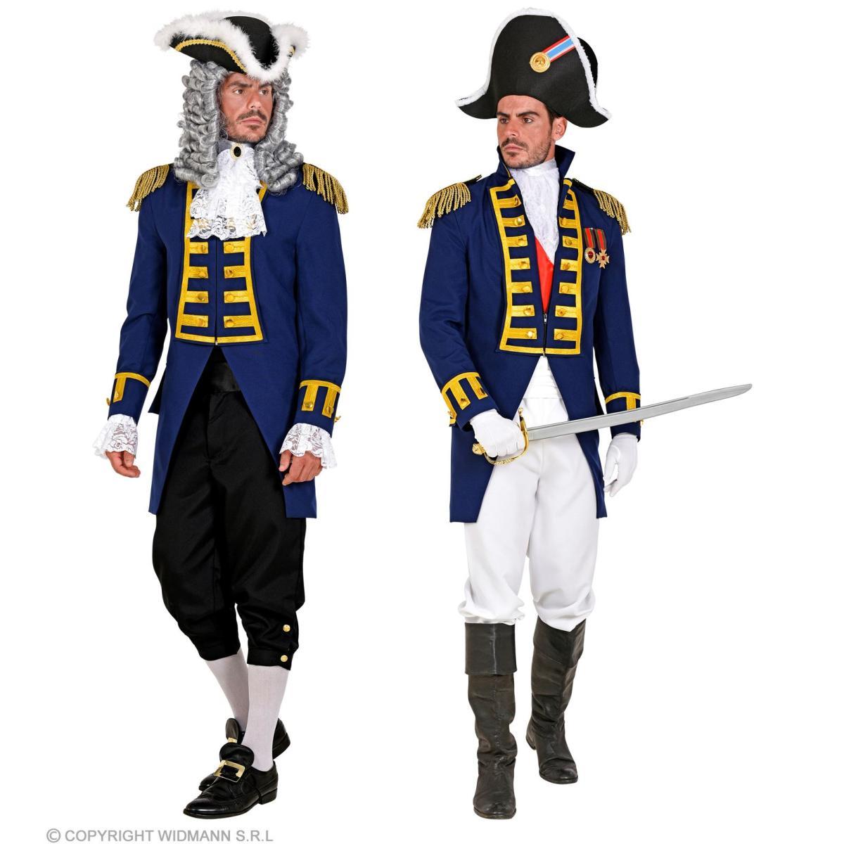 Giacca Parata Blu con Decori Oro |Widmann