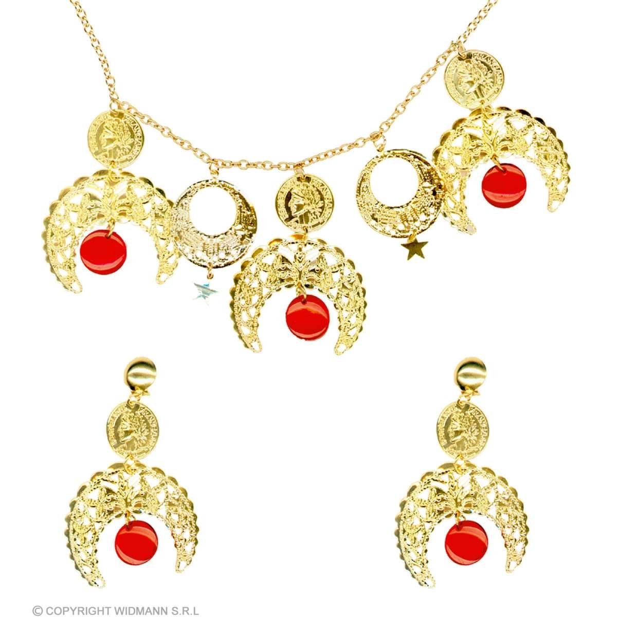 Collana Gitana Metallo Oro On Orecchini |Widmann