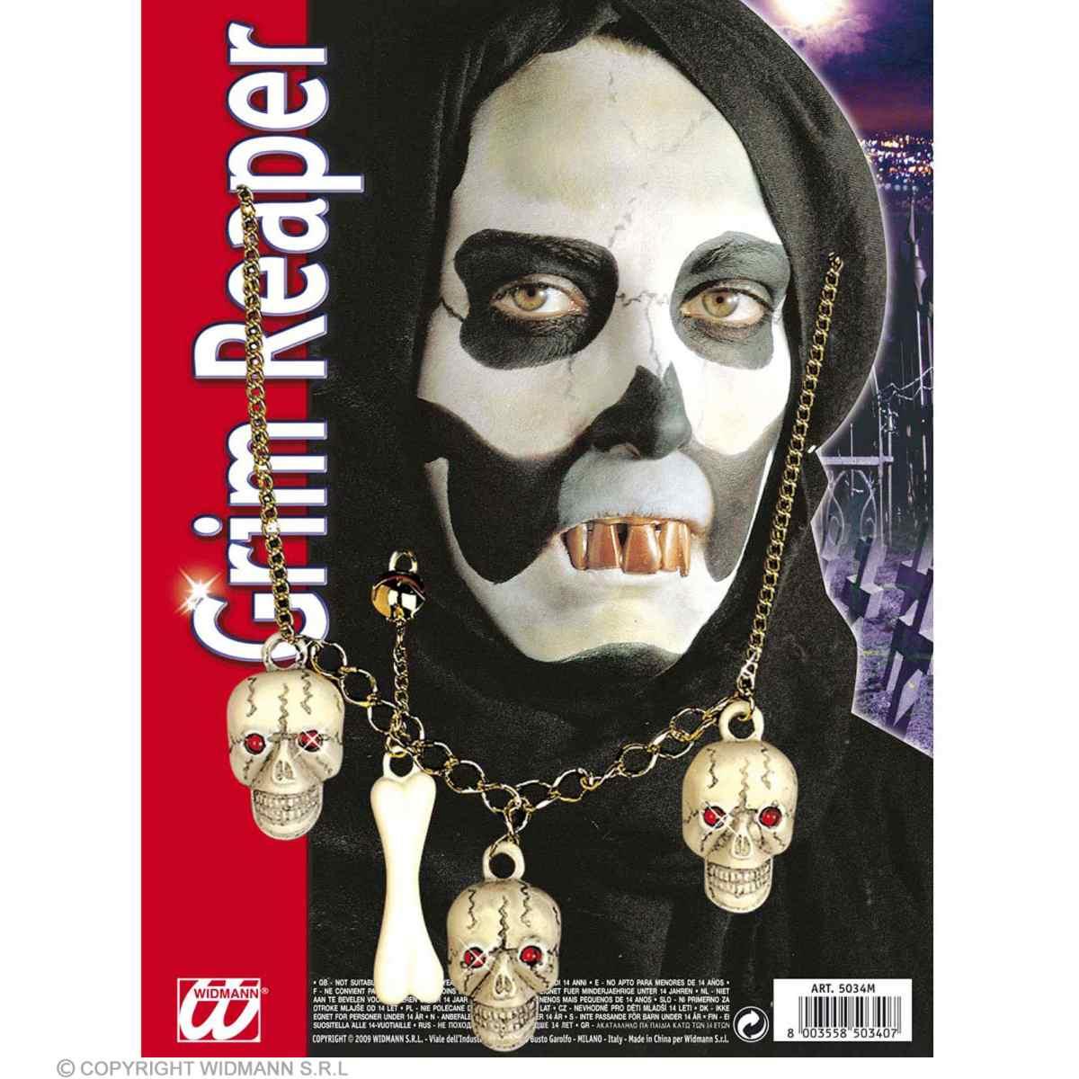 Collana Teschi con Orecchino Ossa |Widmann