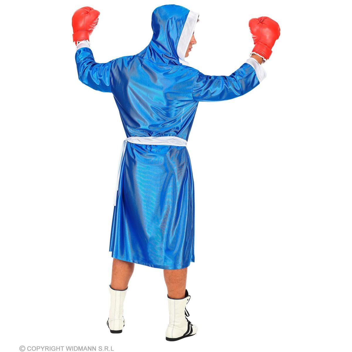 Costume Pugile Blu e Bianco |Widmann