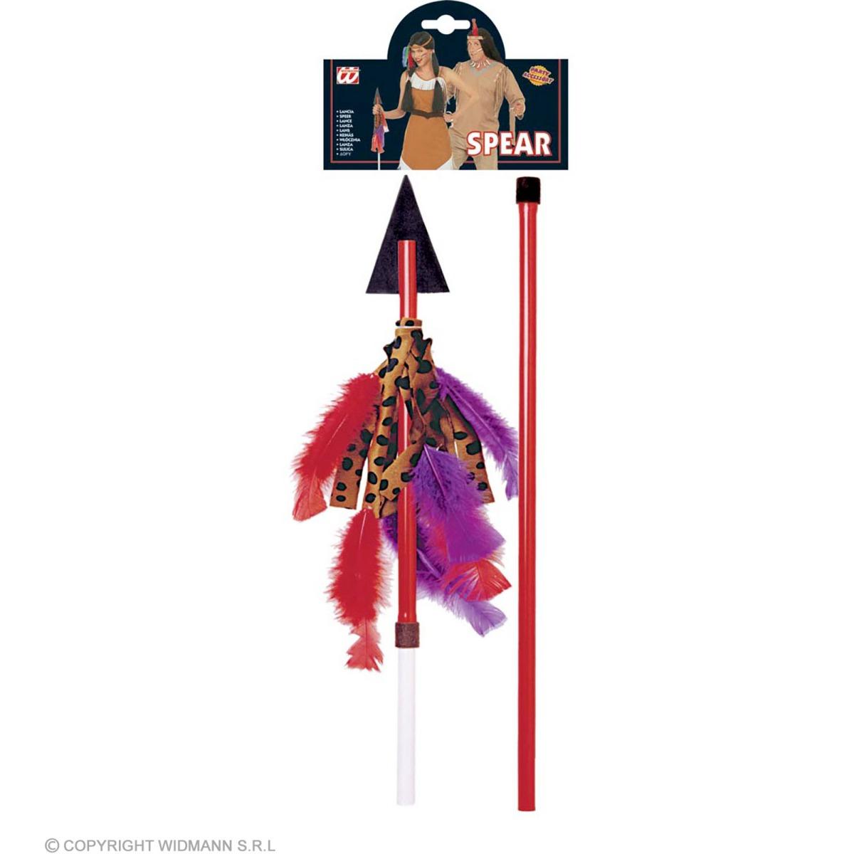 Lancia Indiano con Piume cm.125 |Widmann