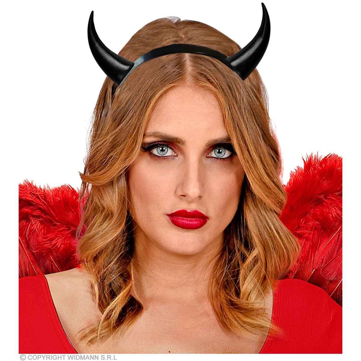 Cerchietto Diavolo con Corna Nere |Widmann