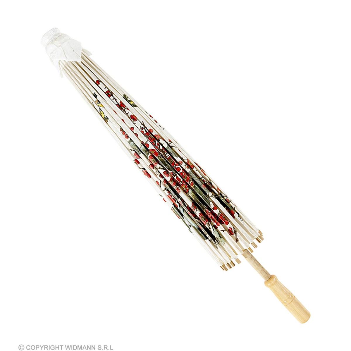 Ombrellino Legno e Carta con Decori Orientali cm.Ø84 |Widmann