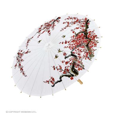 Ombrellino Legno e Carta con Decori Orientali cm.Ø84 |Widmann