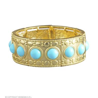 Bracciale Egiziana Oro con Pietre Azzurre |Widmann