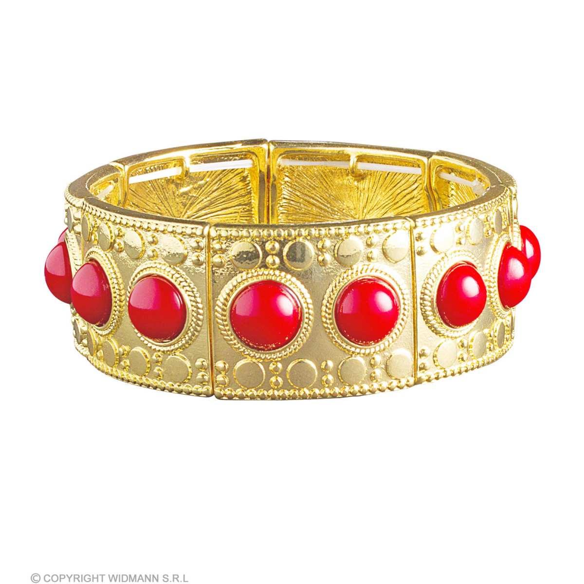 Bracciale Romana Oro con Pietre Rosse |Widmann