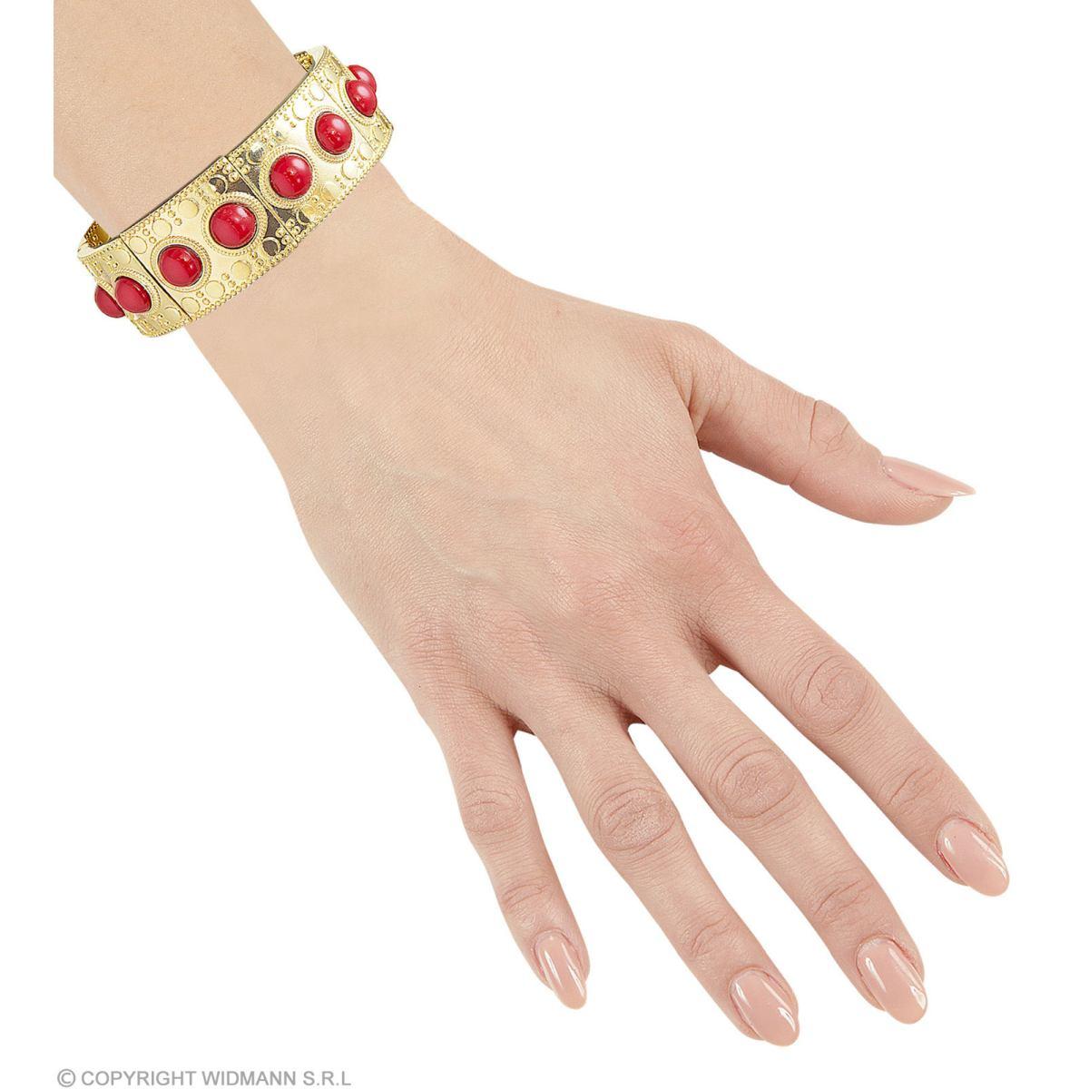 Bracciale Romana Oro con Pietre Rosse |Widmann