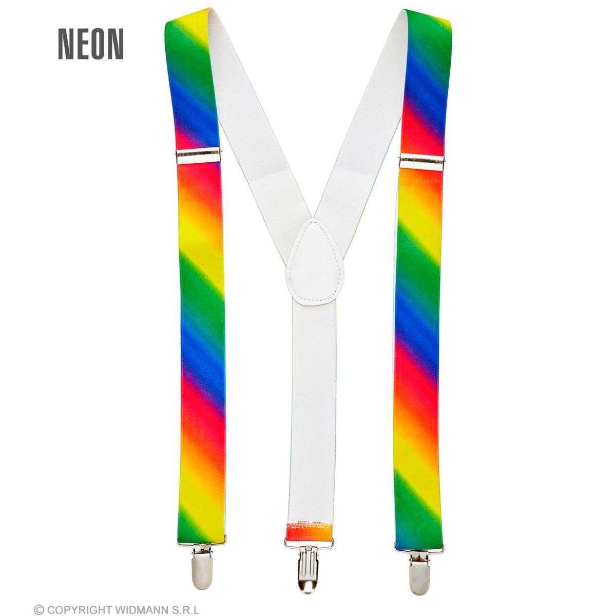 Bretelle a Righe Colorate Elasticizzate |Widmann