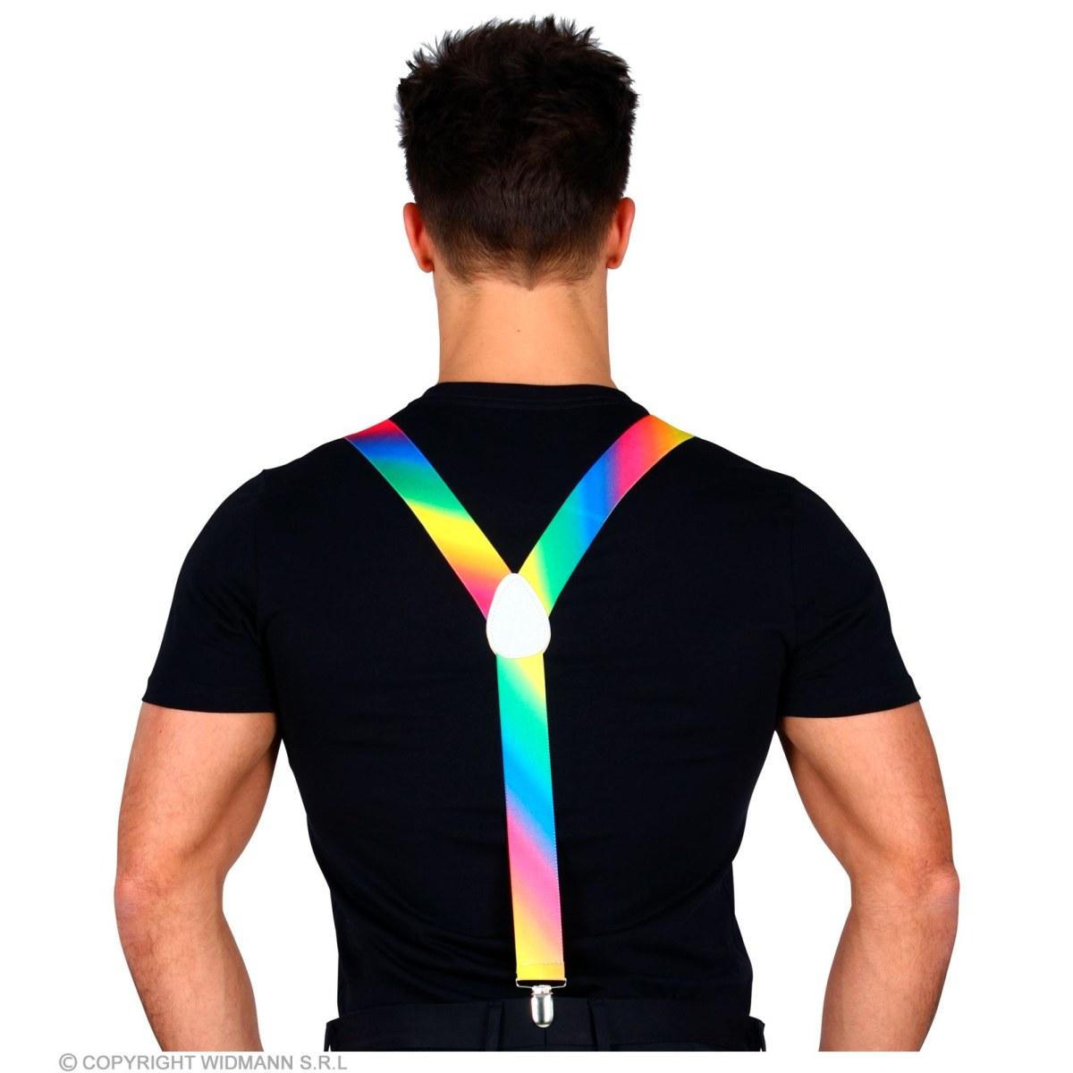 Bretelle a Righe Colorate Elasticizzate |Widmann