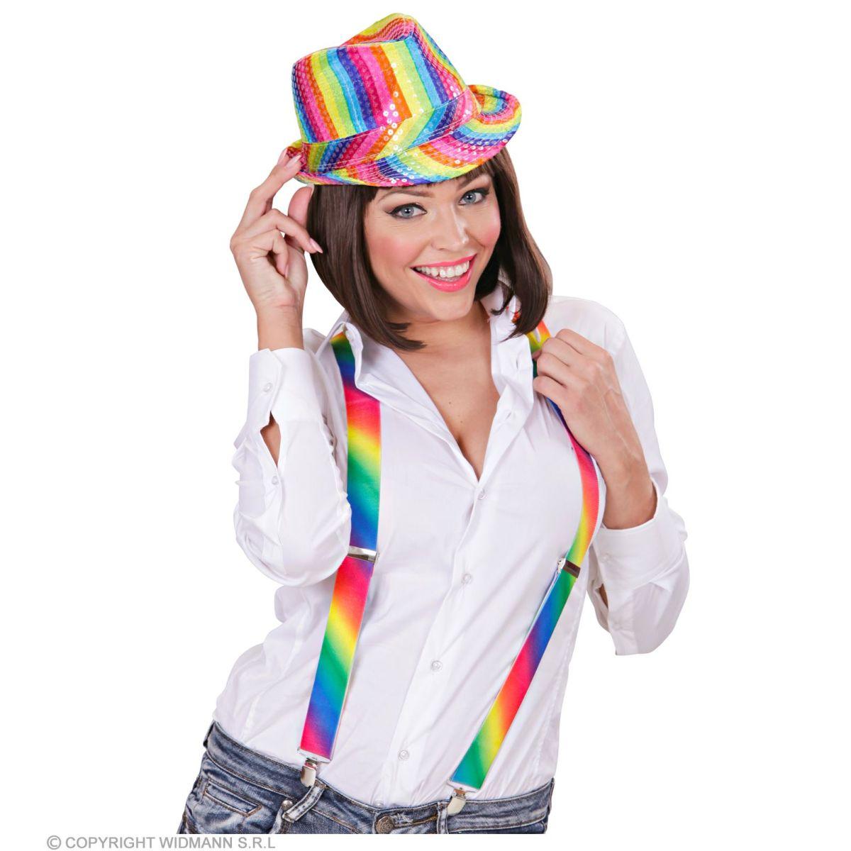 Bretelle a Righe Colorate Elasticizzate |Widmann