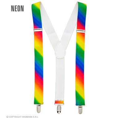 Bretelle a Righe Colorate Elasticizzate |Widmann