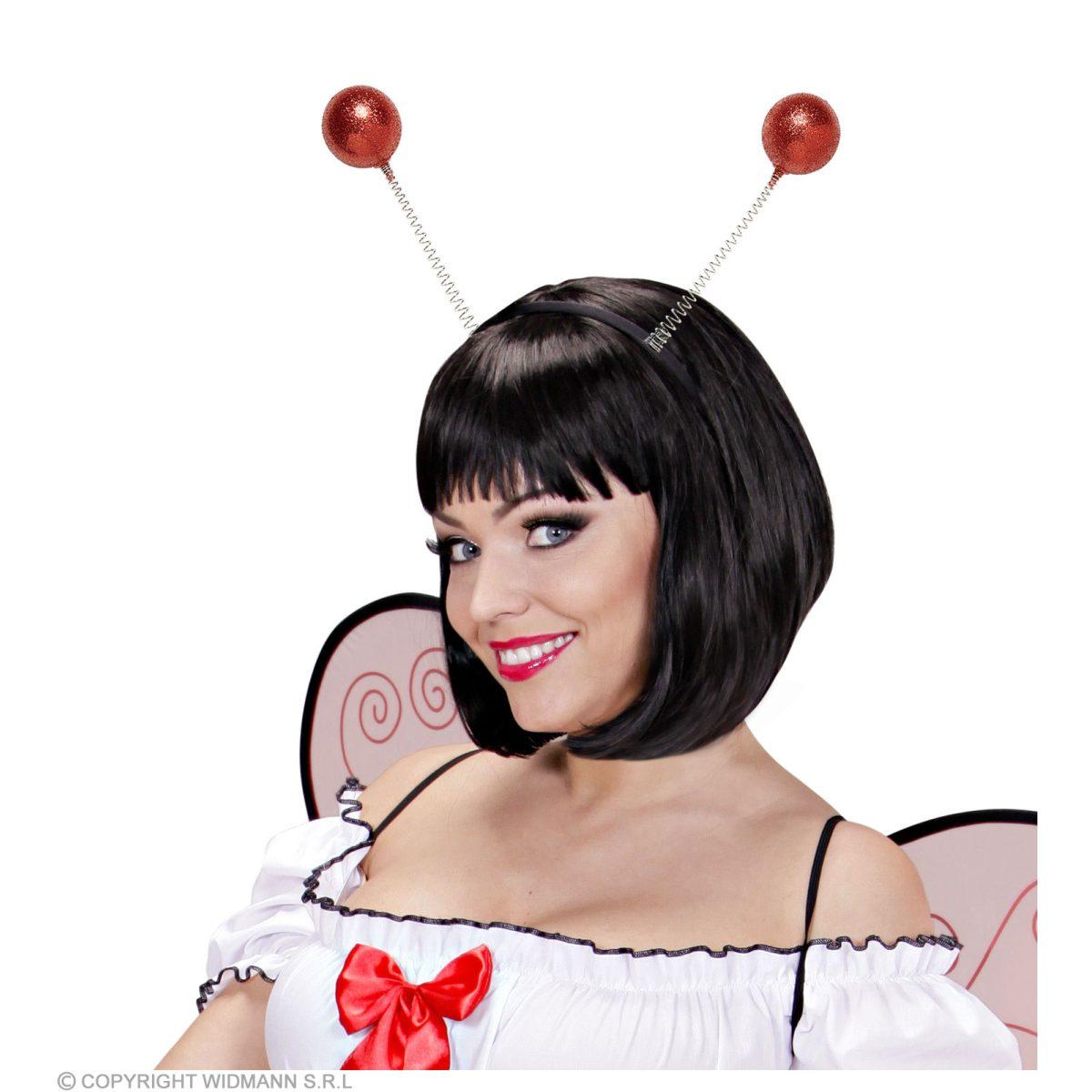 Cerchietto Antenne Rosse Glitter |Widmann