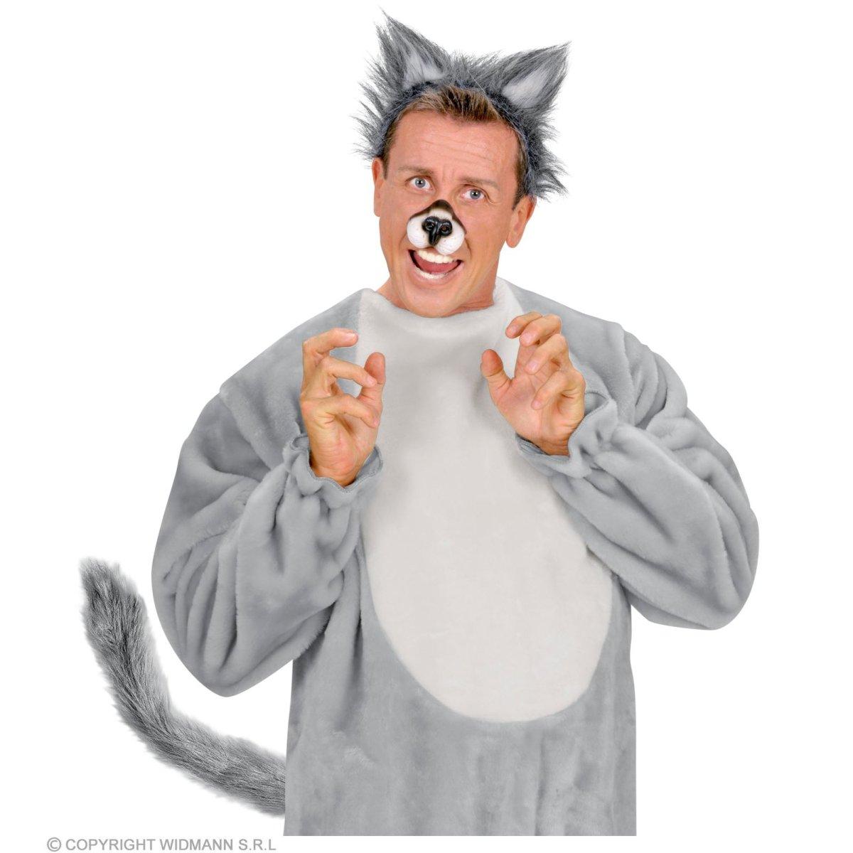 Coda Lupo Grigia Peluches cm.55 |Widmann